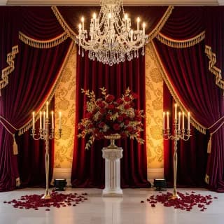 Photo booth background: fabulous forty soir e
